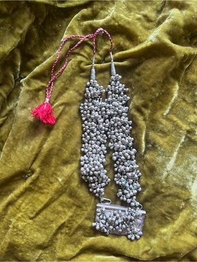 Yemeni Bedouin Vintage Bell Bib Necklace